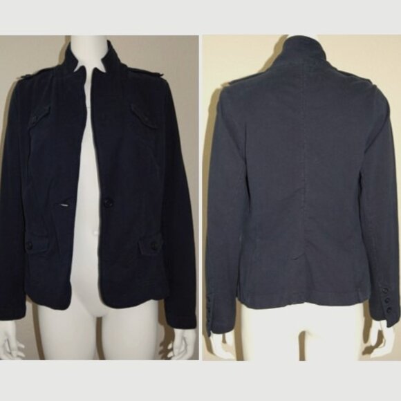 Lucky Brand Jackets & Blazers - Lucky Brand, Women Size M, Soft Cotton Navy Jacket